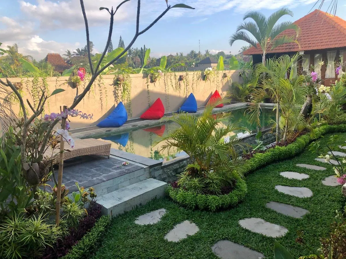 Frühstückspension Umagama Villas Ubud Indonesien